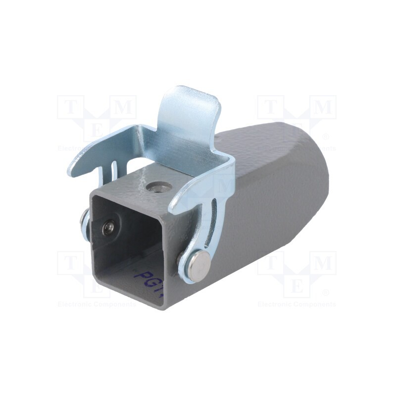 1 pcs x DEGSON ELECTRONICS - D3A-CCT-1L-PG11 - Enclosure: for HDC connectors, size D3A, for cable, with latch