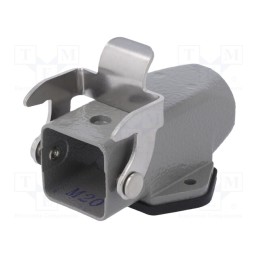 1 pcs x DEGSON ELECTRONICS - D3A-SF-1L-M20 - Enclosure: for HDC connectors, size D3A, with latch, straight