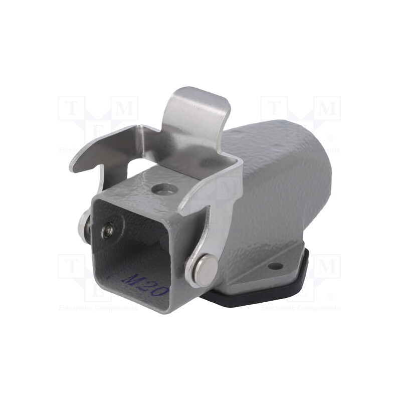 1 pcs x DEGSON ELECTRONICS - D3A-SF-1L-M20 - Enclosure: for HDC connectors, size D3A, with latch, straight