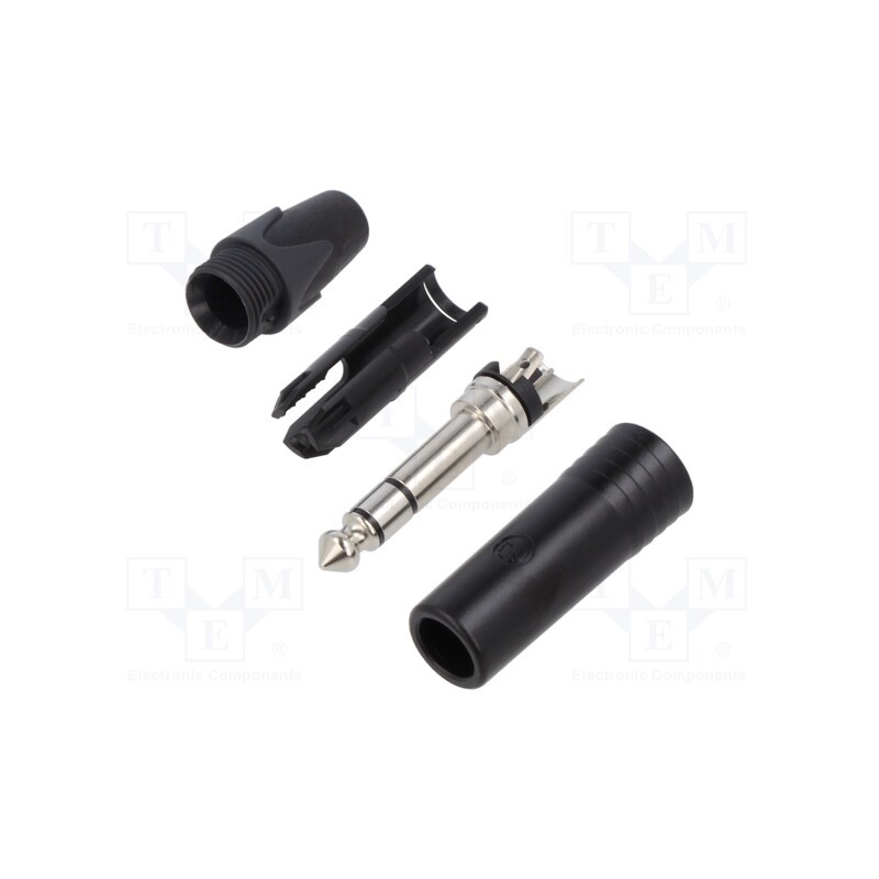 1 pcs x NEUTRIK - NP3C-BAG-D - 1/4'' PLUG 3POLE BAG DIS