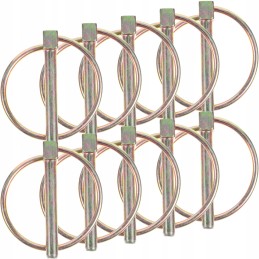 Pins for agricultural tractors, galvanized shaft lock, 10 pcs
