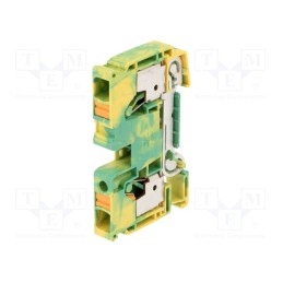 1 pcs x WEIDMu00dcLLER - 2490440000 A2C 10 PE - Splice terminal: rail, 10mm2, ways: 1, terminals: 2, yellow-green