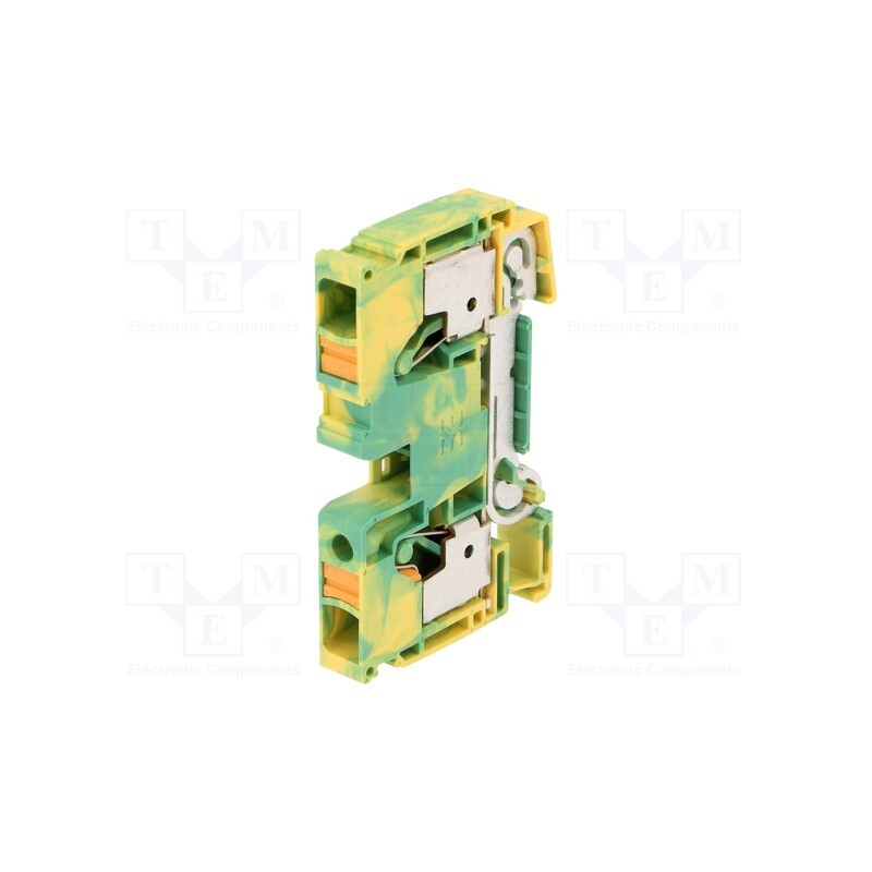 1 pcs x WEIDMu00dcLLER - 2490440000 A2C 10 PE - Splice terminal: rail, 10mm2, ways: 1, terminals: 2, yellow-green