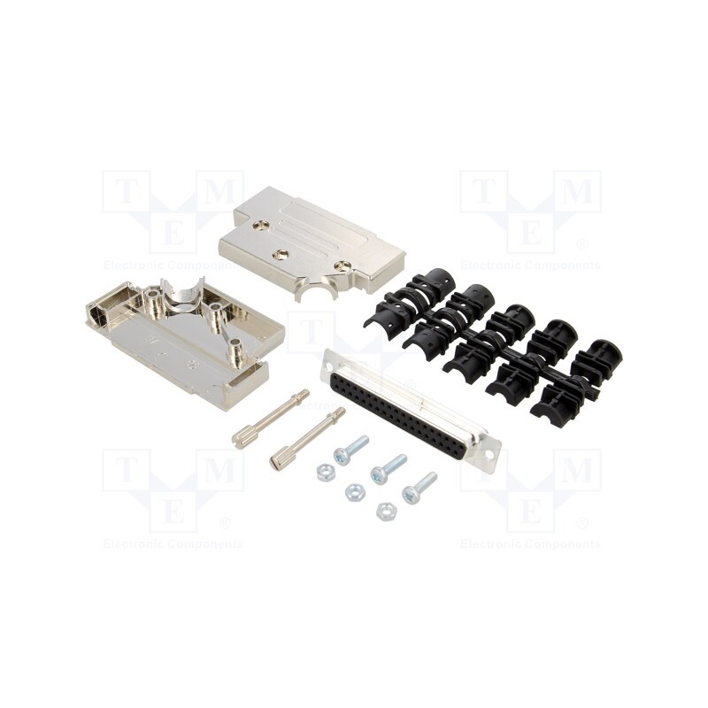 1 pcs x ENCITECH - 6355-0009-14 - D-Sub, PIN: 37, plug, female, soldering, for cable, black