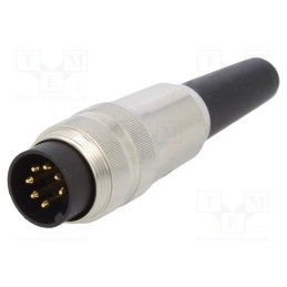 1 pcs x LUMBERG - SV 71 - Connector: M16, plug, male, soldering, for cable, PIN: 7, 5A, 60V