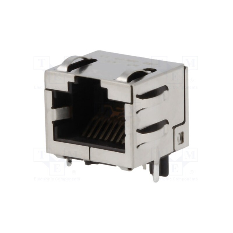 1 pcs x BEL FUSE - SS-60300-002 - Socket, RJ45, PIN: 8, Cat: 6a, shielded, Layout: 8p8c, on PCBs, THT