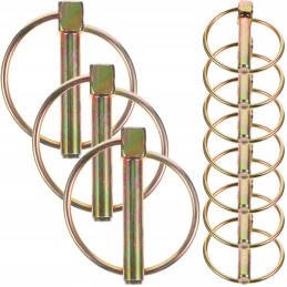 Pin for agricultural tractors, locking connector, 10 pcs