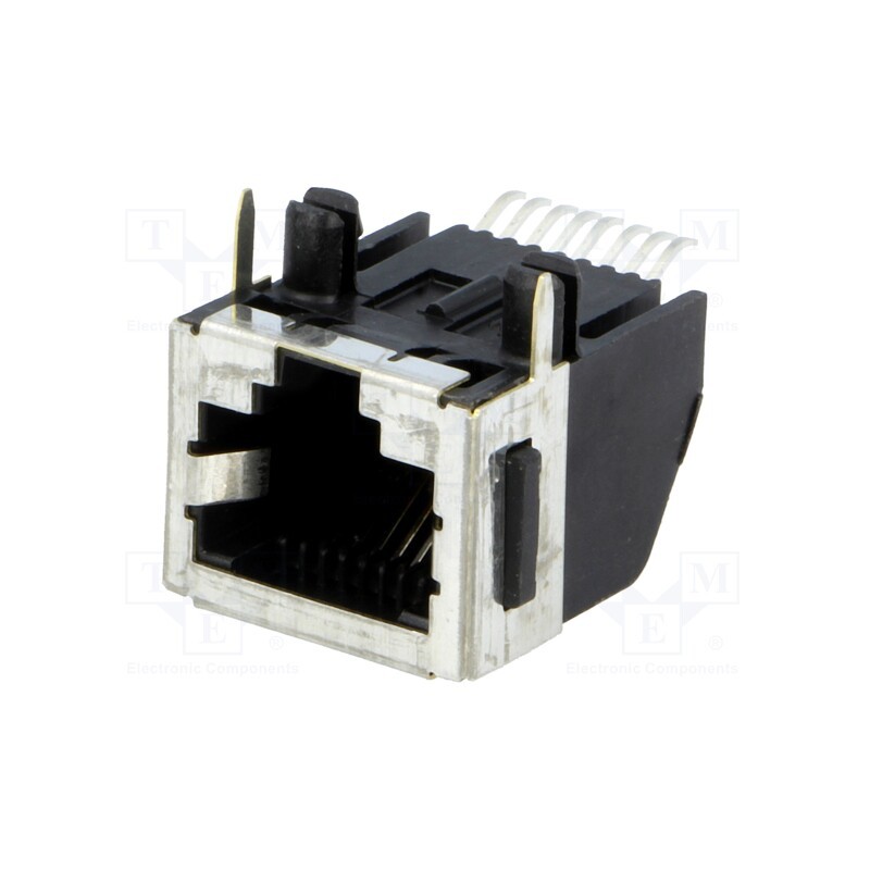 1 pcs x TE Connectivity - 5558178-1 - Socket, RJ45, PIN: 8, Layout: 8p8c, on PCBs, SMT