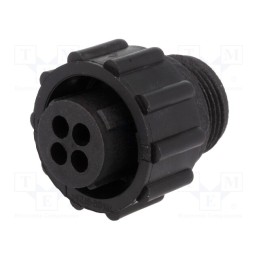 1 pcs x TE Connectivity - 182647-1 - Plug, female, PIN: 4, w/o contacts, CPC Series 1, for cable