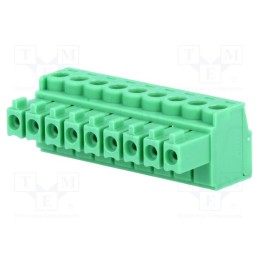 1 pcs x PHOENIX CONTACT - MC 1,5/ 9-ST-3,5 1840434 - Pluggable terminal block, 3.5mm, ways: 9, straight, plug, female