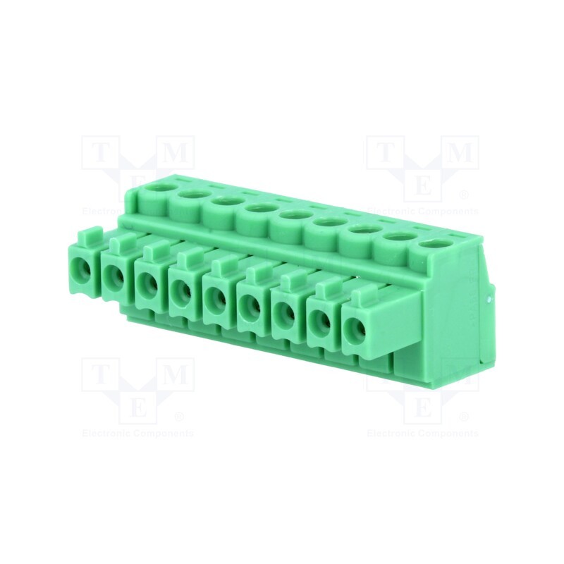 1 pcs x PHOENIX CONTACT - MC 1,5/ 9-ST-3,5 1840434 - Pluggable terminal block, 3.5mm, ways: 9, straight, plug, female