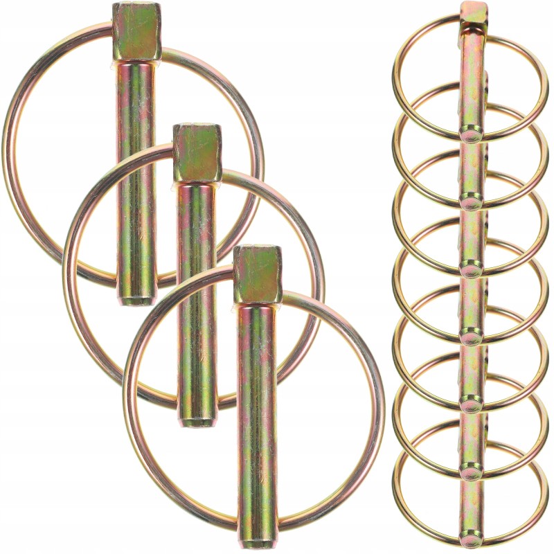 Fastening with a locking pin