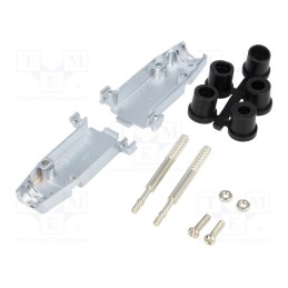 1 pcs x ENCITECH - 2360-0107-11 - Enclosure: for D-Sub connectors, D-Sub 9pin,D-Sub HD 15pin