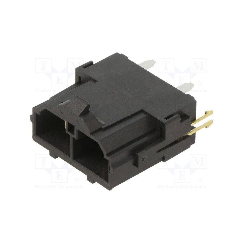 1 pcs x MOLEX - 428192213 - Socket, wire-board, male, Mini-Fit Sr, 10mm, PIN: 2, 50A, THT, 600V
