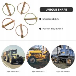 Shaft locking pin for agricultural tractors, 10 pcs