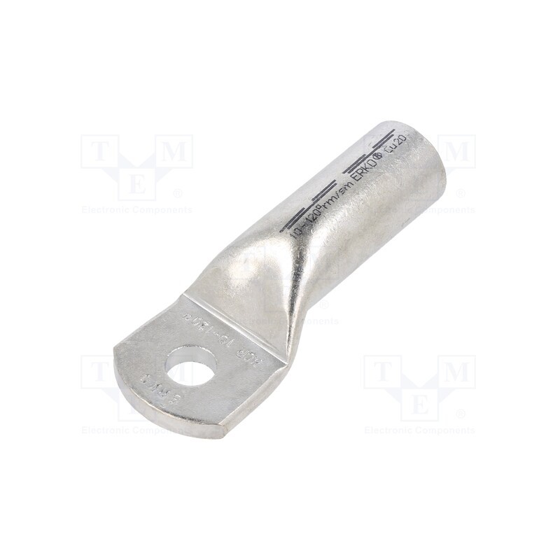 1 pcs x ERKO - KCR_10-120/10 - Tip: ring tube, M10, 120mm2, crimped, for cable, tinned, copper