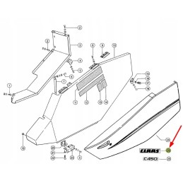 516415 2 claas sticker