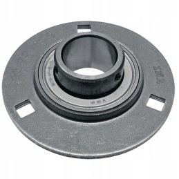 Bearing unit with a granite flanged housing