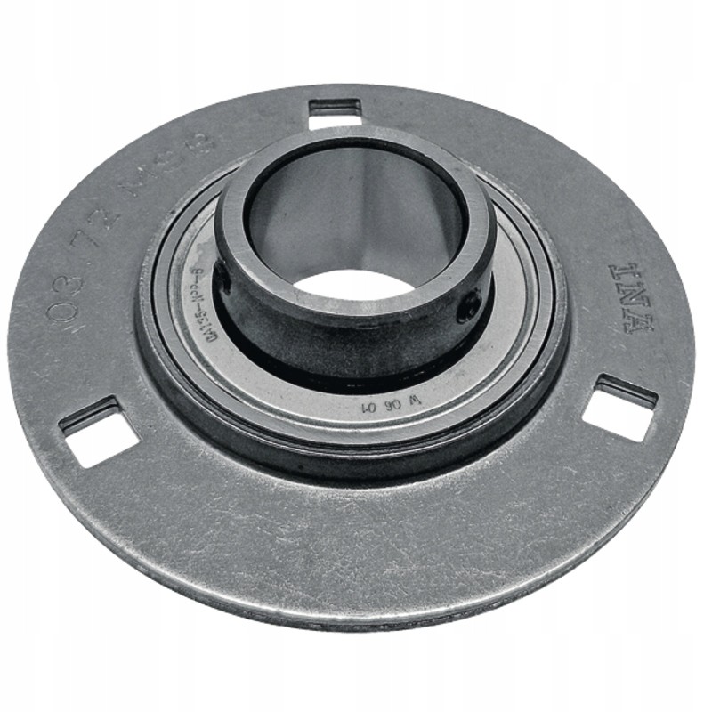 Bearing unit with a granite flanged housing