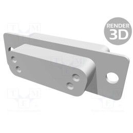 1 pcs x HARTING - 9670154704 - D-Sub, PIN: 15, plug, female, soldering, Type: turned contacts