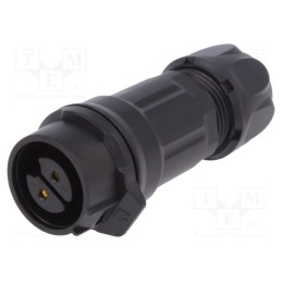 1 pcs x LUTRONIC - 2218 - Connector: circular, plug, size 16, 02, female, PIN: 2, for latch