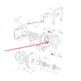 D45467600 O-ring for straw splitter clutch