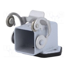 1 pcs x ILME - CKAX 03 IA - Enclosure: for HDC connectors, CKA, size 21.21, with INOX latch