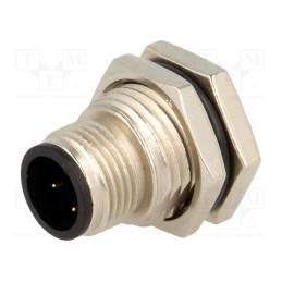 1 pcs x AMPHENOL LTW - M12A-03PMMS-SF8001 - Socket, M12, PIN: 3, male, A code-DeviceNet / CANopen, soldering