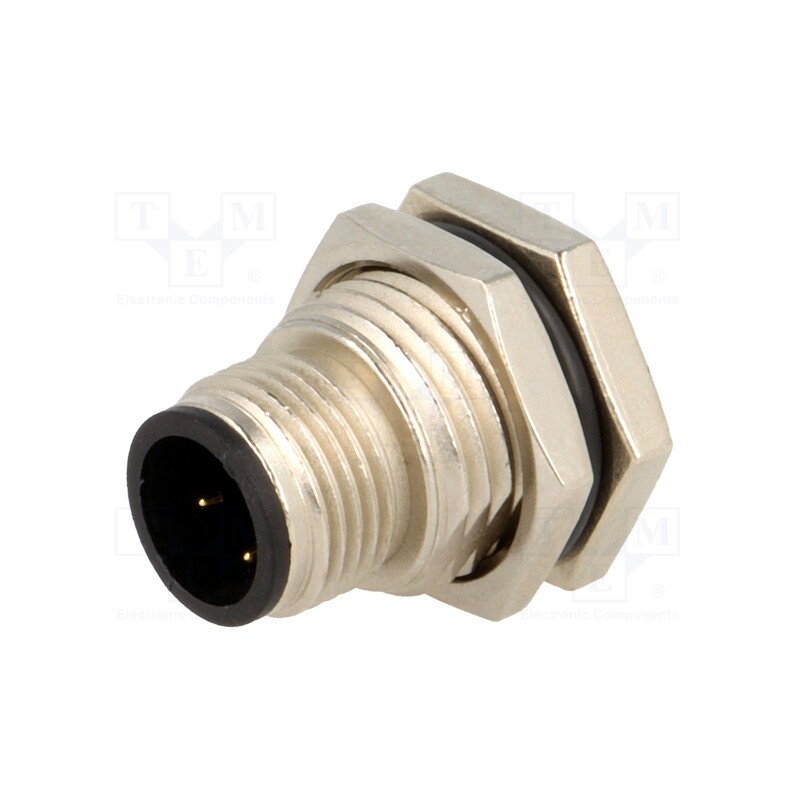 1 pcs x AMPHENOL LTW - M12A-03PMMS-SF8001 - Socket, M12, PIN: 3, male, A code-DeviceNet / CANopen, soldering