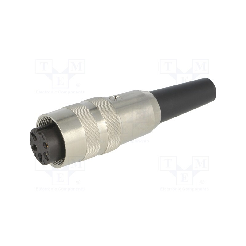 1 pcs x LUMBERG - KV 50/6 - Connector: M16, plug, female, soldering, for cable, PIN: 5, 5A, 250V