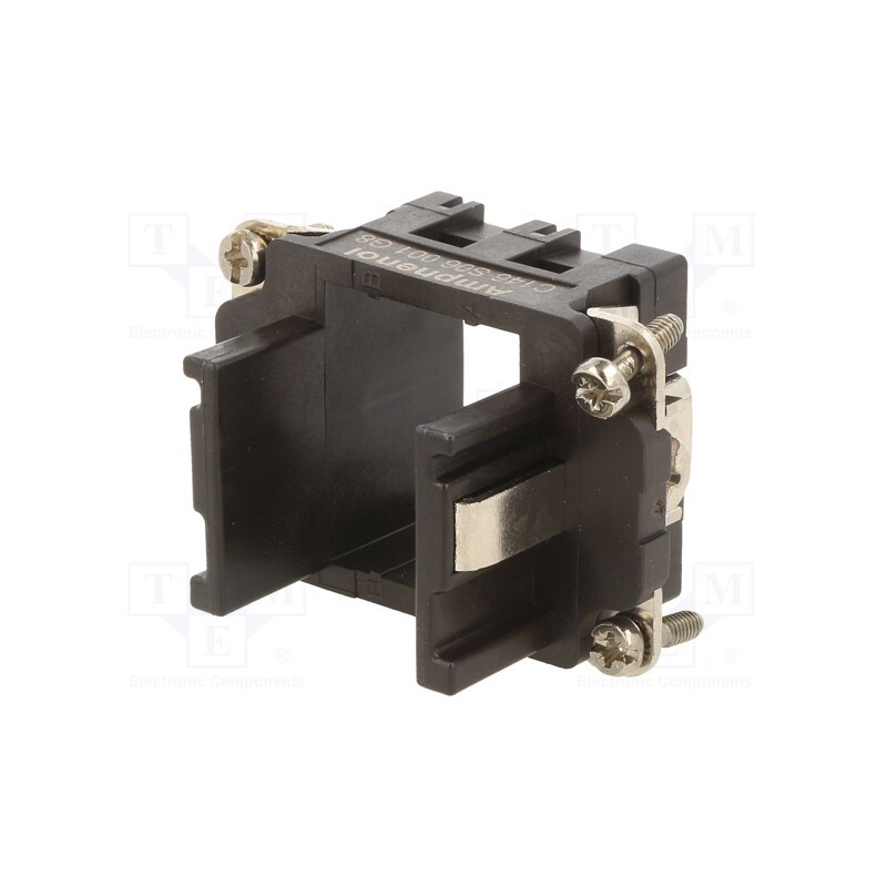 1 pcs x AMPHENOL - C146S06001G8 - Frame for modules, female, C146,heavy|mate M, size E6, Modules: 2