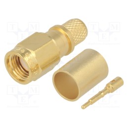 1 pcs x TELEGu00c4RTNER - J01150A0611 - Plug, SMA, male, straight, 50Ω, B7808A,CNT-240,H155,LMR240, PTFE