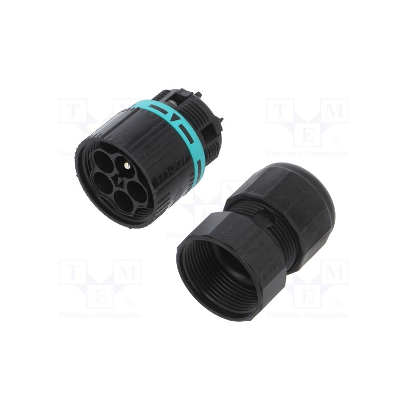 1 pcs x TECHNO - THB.387.A5A - Connector: AC supply, screw terminal, male, TH387, 7÷12mm, 450V