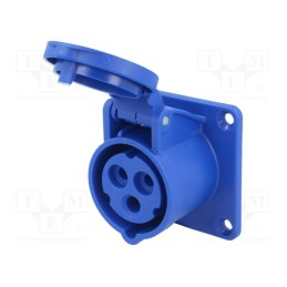 1 pcs x PCE - 313-6 - Connector: AC supply, socket, female, 16A, 230VAC, IEC 60309, IP54