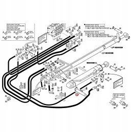 Manitou lower lift cylinder pin 232740