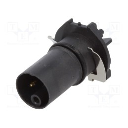 1 pcs x AMPHENOL LTW - M12K-05PMEP-EE0001 - Socket, M12, PIN: 5, male, K code, on PCBs, SMT, 630V, 12A