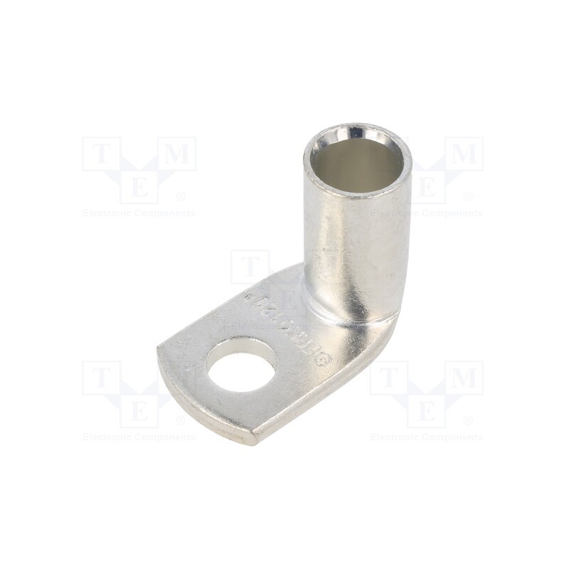 1 pcs x ERKO - KCS90_12-120/1 - Tip: ring tube, M12, 120mm2, crimped, for cable, angled 90°, tinned