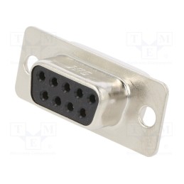 1 pcs x HIROSE - HDEB-9S(05) - D-Sub, PIN: 9, plug, female, soldering, HD, Plating: gold-plated