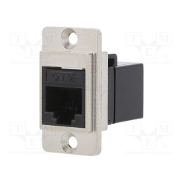 1 pcs x CLIFF - CP30720M - Coupler, DUALSLIM, Cat: 5e, Layout: 8p8c, RJ45 socket,both sides