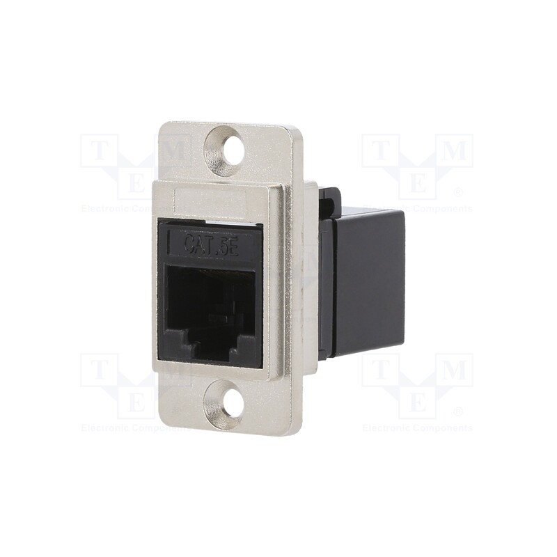 1 pcs x CLIFF - CP30720M - Coupler, DUALSLIM, Cat: 5e, Layout: 8p8c, RJ45 socket,both sides