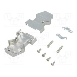 1 pcs x ENCITECH - DYZK09-K - Enclosure: for D-Sub connectors, D-Sub 9pin,D-Sub HD 15pin