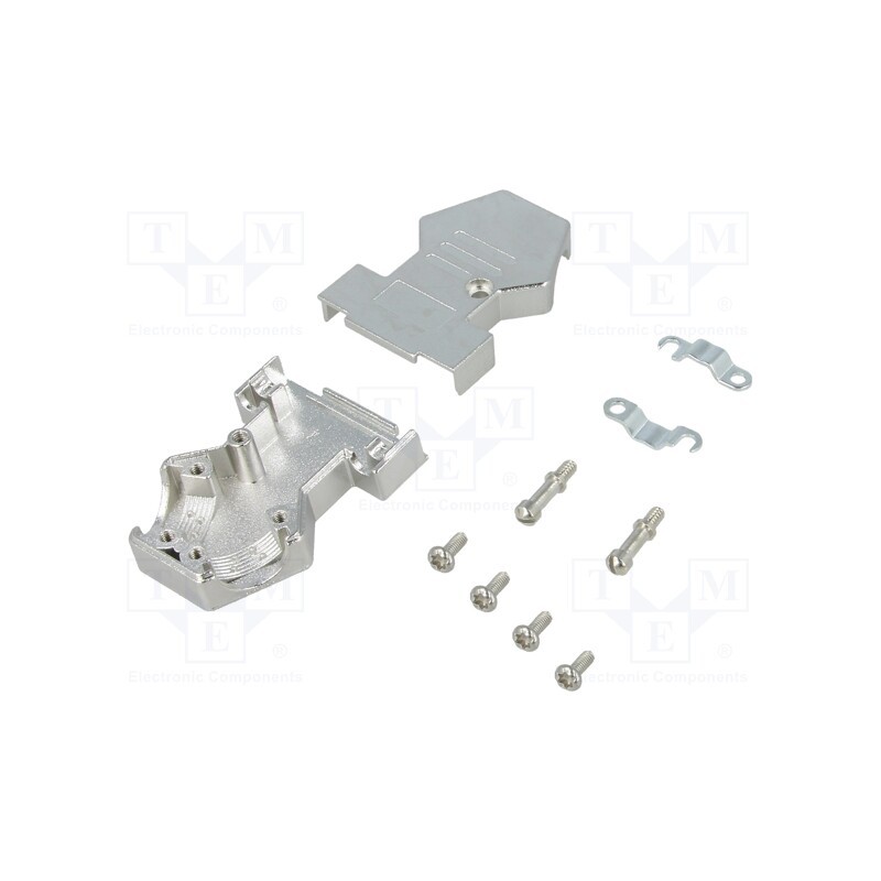 1 pcs x ENCITECH - DYZK09-K - Enclosure: for D-Sub connectors, D-Sub 9pin,D-Sub HD 15pin