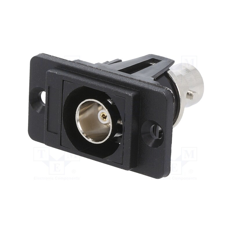 1 pcs x CLIFF - CP30738 - Coupler, BNC socket,both sides, 75Ω, silver, Mat: plastic, 29mm