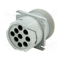 1 pcs x AMPHENOL - AHD10-9-96P - Connector: wire-wire, AHD, male, socket, for panel mounting, PIN: 9