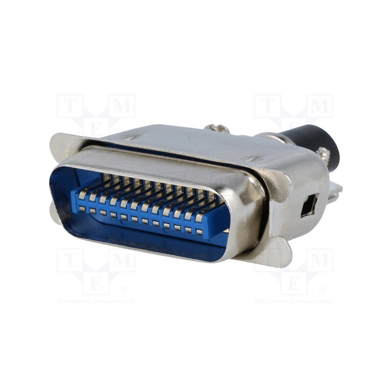 1 pcs x CONNFLY - DS1078-24M0L - Connector: Centronics, plug, male, PIN: 24, soldering, for cable