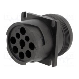 1 pcs x AMPHENOL - AHD10-9-1939P - Connector: wire-wire, AHD, male, socket, for panel mounting, PIN: 9