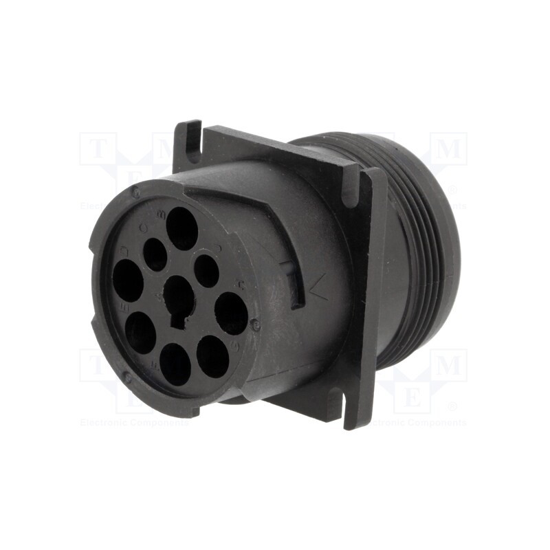 1 pcs x AMPHENOL - AHD10-9-1939P - Connector: wire-wire, AHD, male, socket, for panel mounting, PIN: 9