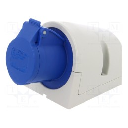 1 pcs x PCE - 113-6 - Connector: AC supply, socket, female, 16A, 230VAC, IEC 60309, IP44