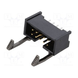 1 pcs x TE Connectivity - 1761606-3 - Socket, IDC, male, PIN: 10, straight, snapped-in, THT, gold-plated