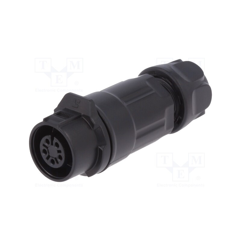 1 pcs x LUTRONIC - 2200 - Connector: circular, plug, size 12, 02, female, PIN: 5, for latch